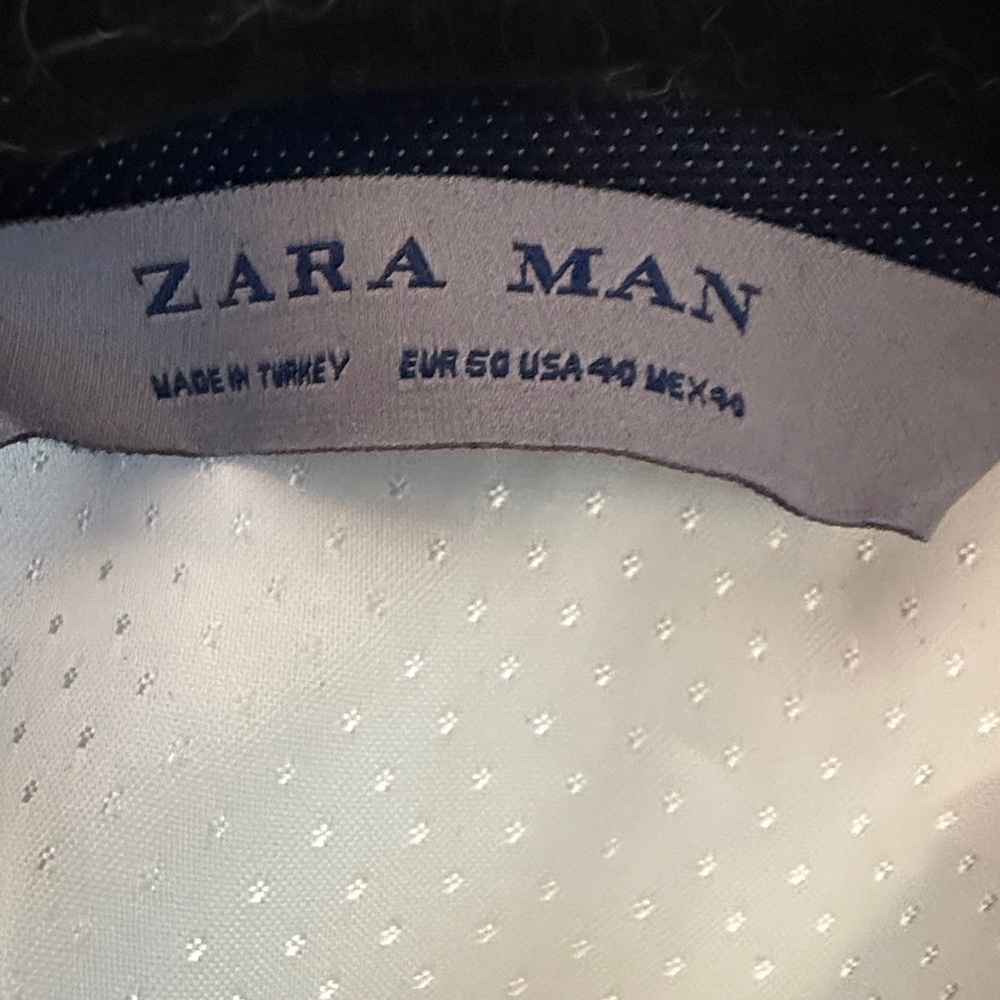 Zara Deep Blue Men's Blazer - Picture 8 of 13
